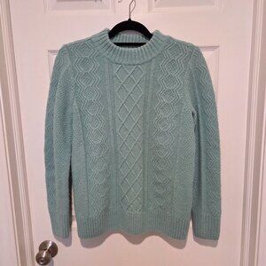 Duluth Trading Women's Cable Knit Sweater XS